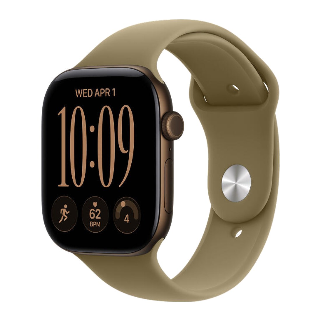 Apple Watch Series 12 42 мм Bronze AL / Olive Sport Band S/M