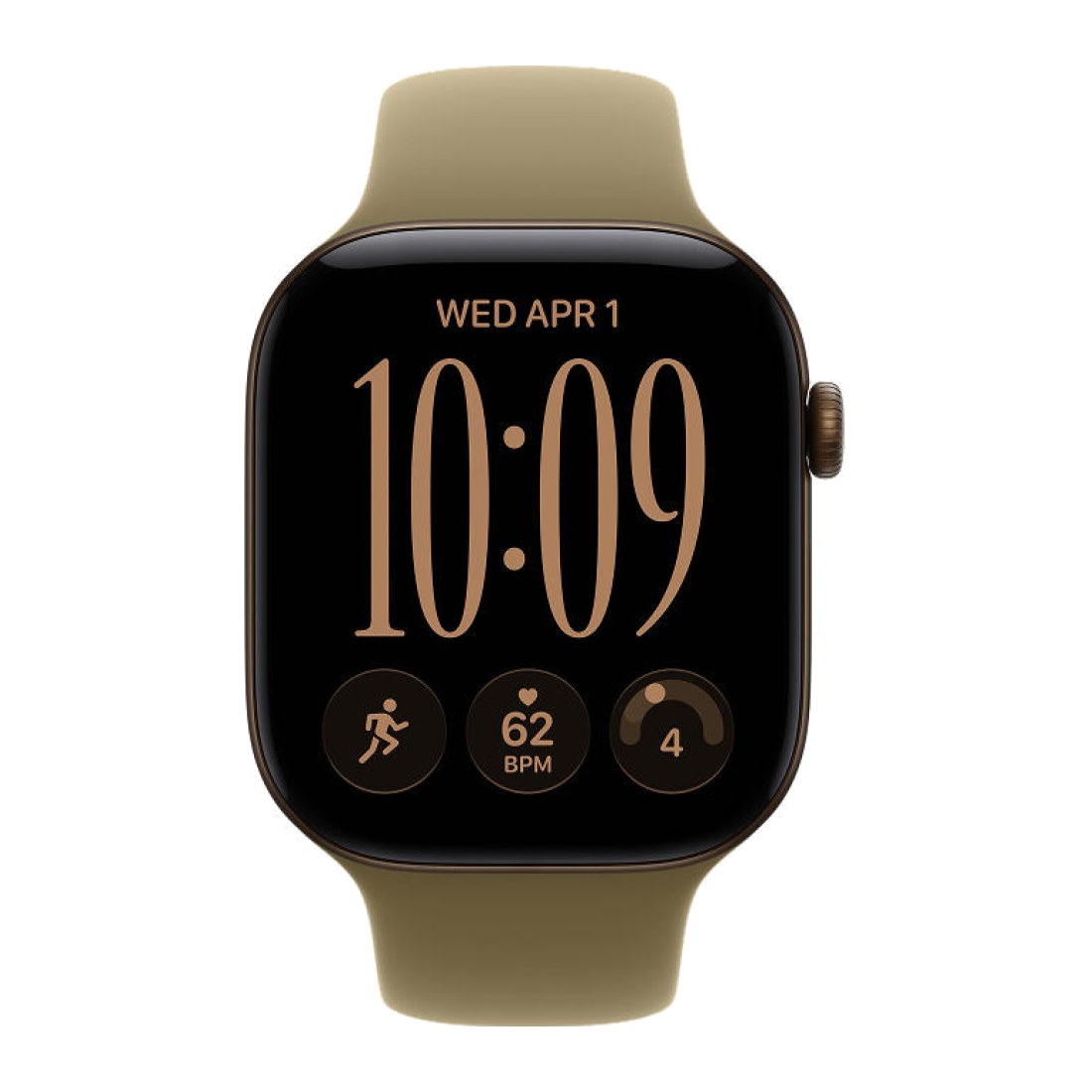 Apple Watch Series 12 42 мм Bronze AL / Olive Sport Band S/M