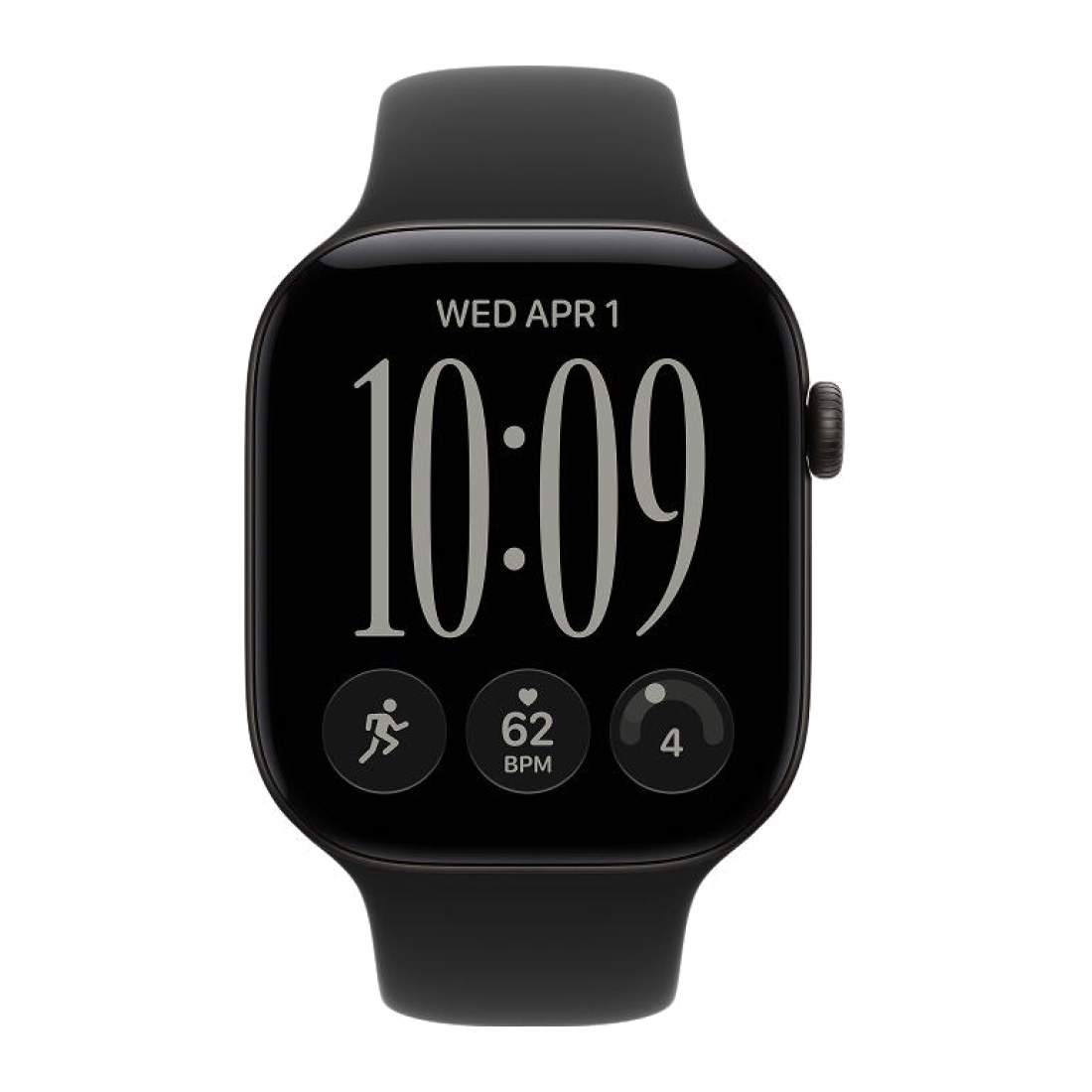 Apple Watch Series 12 46 мм Jet Black Sport Band M/L