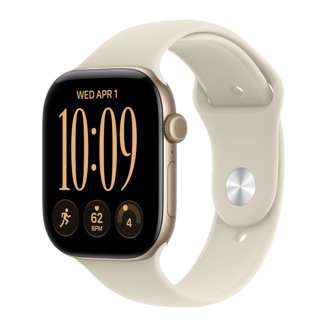 Apple Watch Series 12 42 мм Light Gold AL / Sand Sport Band S/M