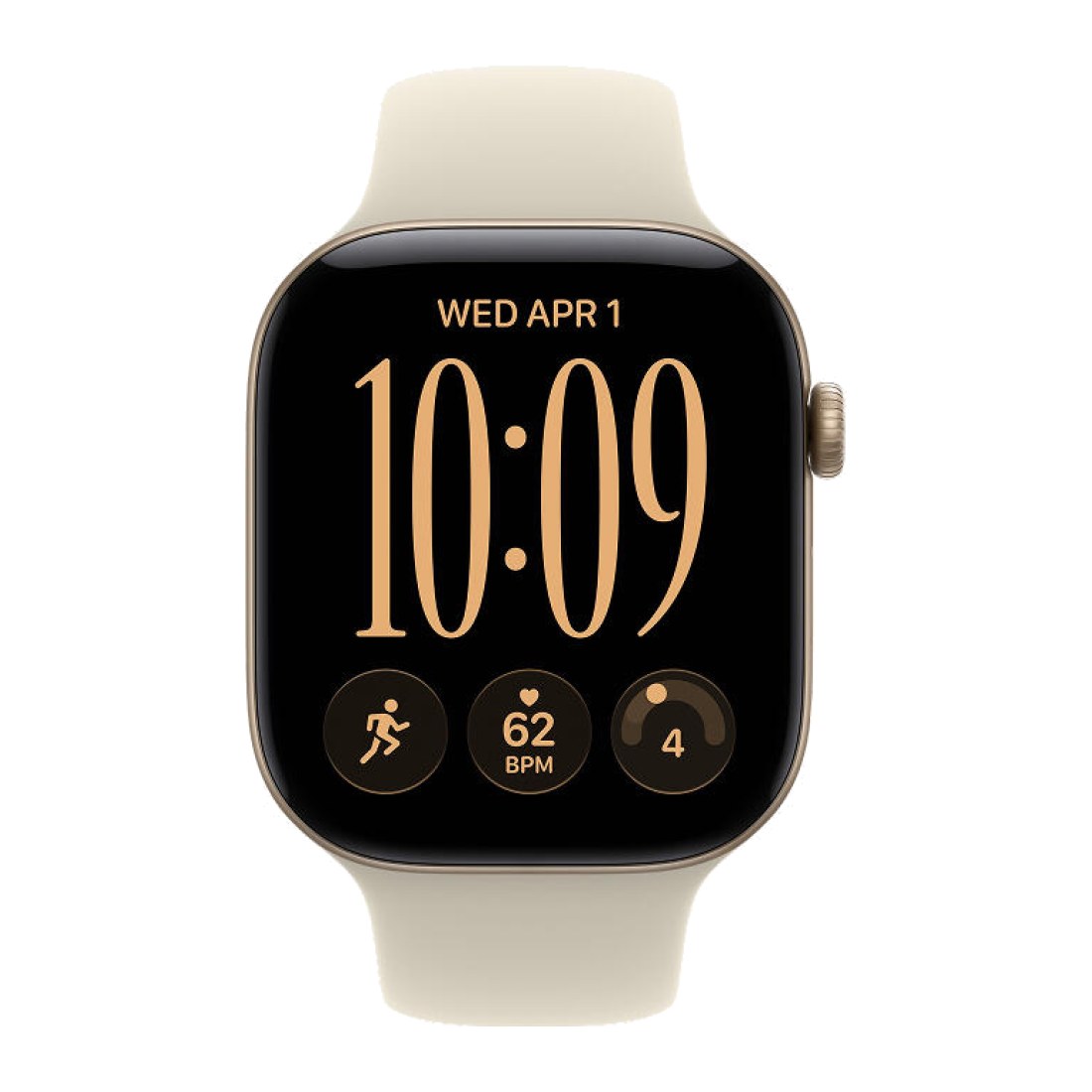 Apple Watch Series 12 42 мм Light Gold AL / Sand Sport Band S/M