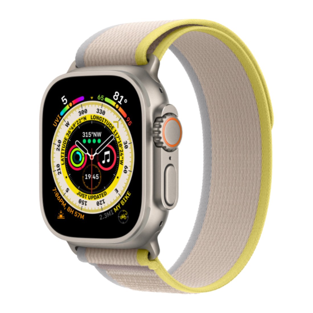Apple Watch Ultra 49 мм Black/Gray Trail Loop S/M
