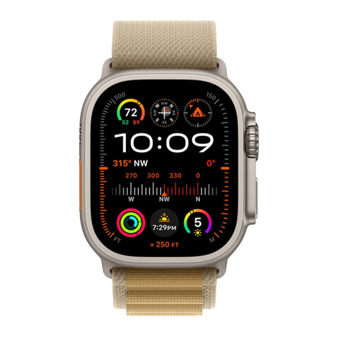 Apple Watch Ultra 2 49 мм Natural Milanese Loop L