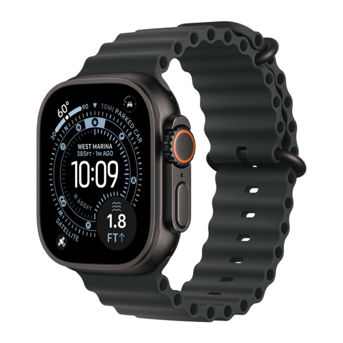 Apple Watch Ultra 2 49 мм Black Ice Blue Ocean Band