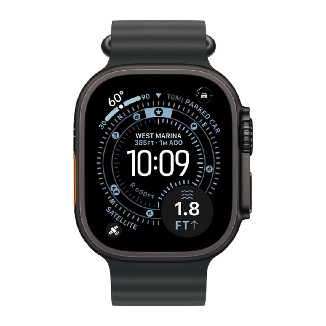 Apple Watch Ultra 2 49 мм Black Ice Blue Ocean Band