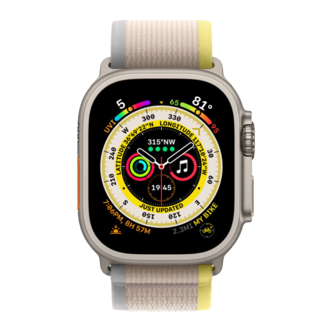Apple Watch Ultra 49 мм Black/Gray Trail Loop S/M