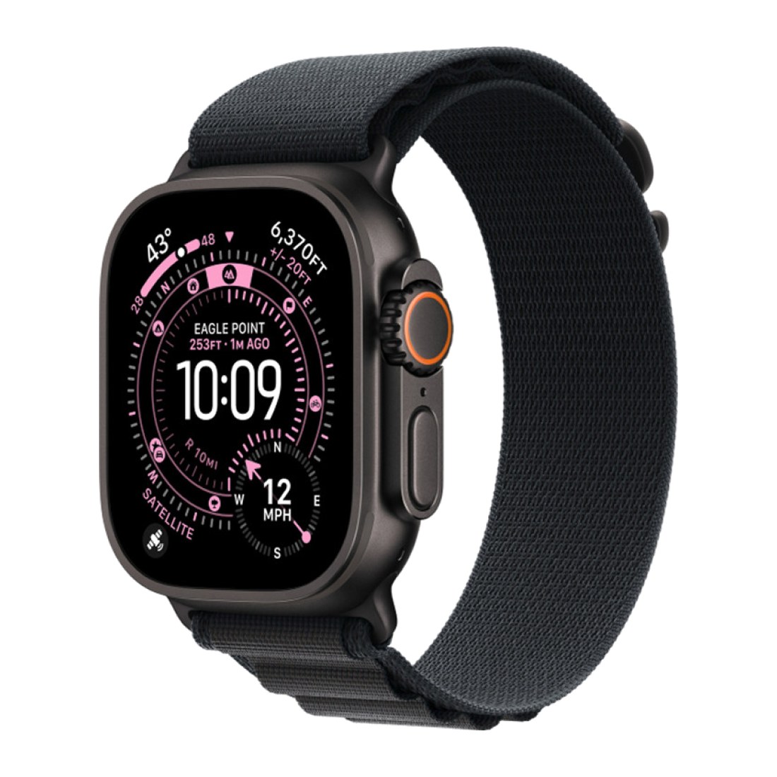 Apple Watch Ultra 3 49 мм Black-Black Alpine Loop S
