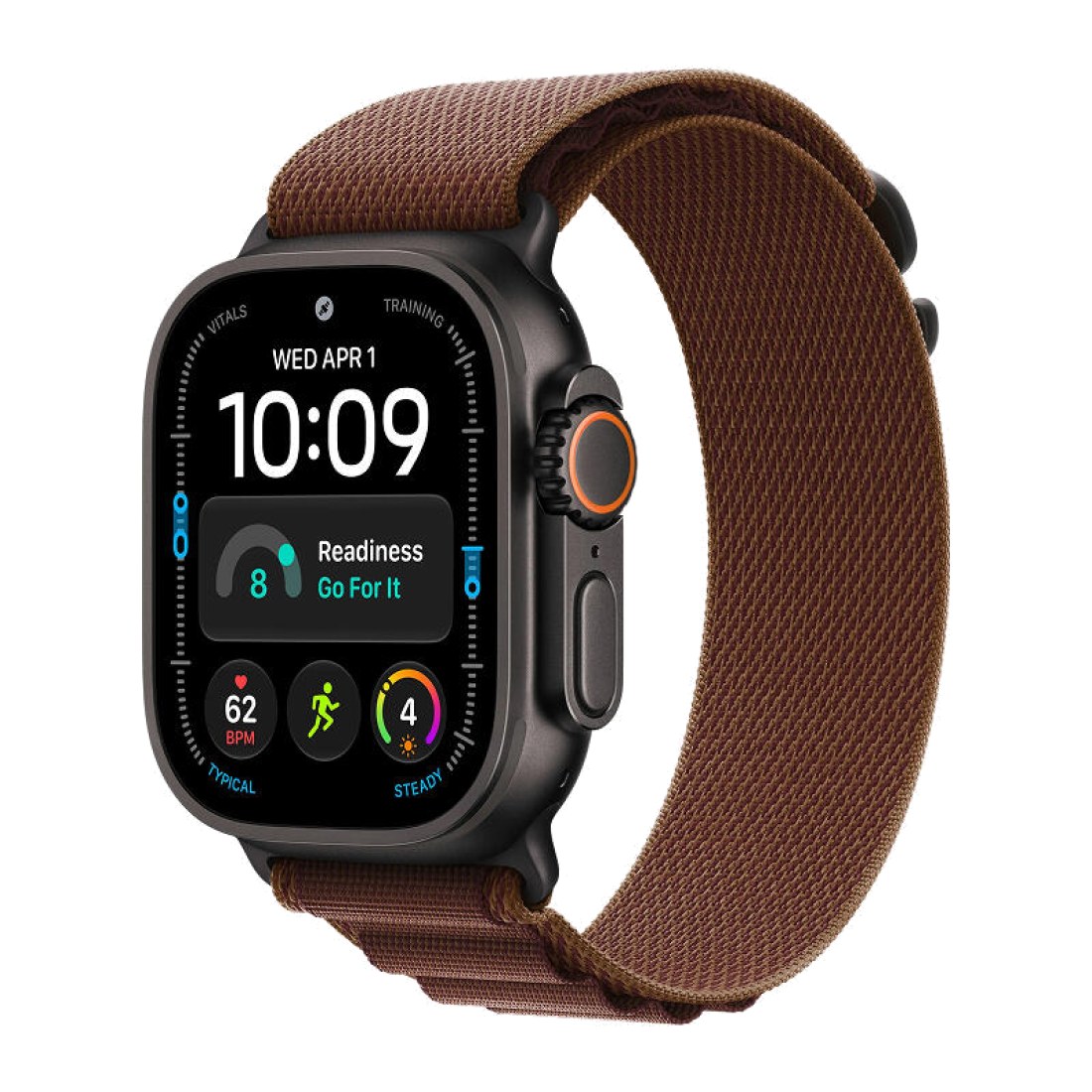 Apple Watch Ultra 4 49 мм Natural Titanium Alpine Loop Desert L