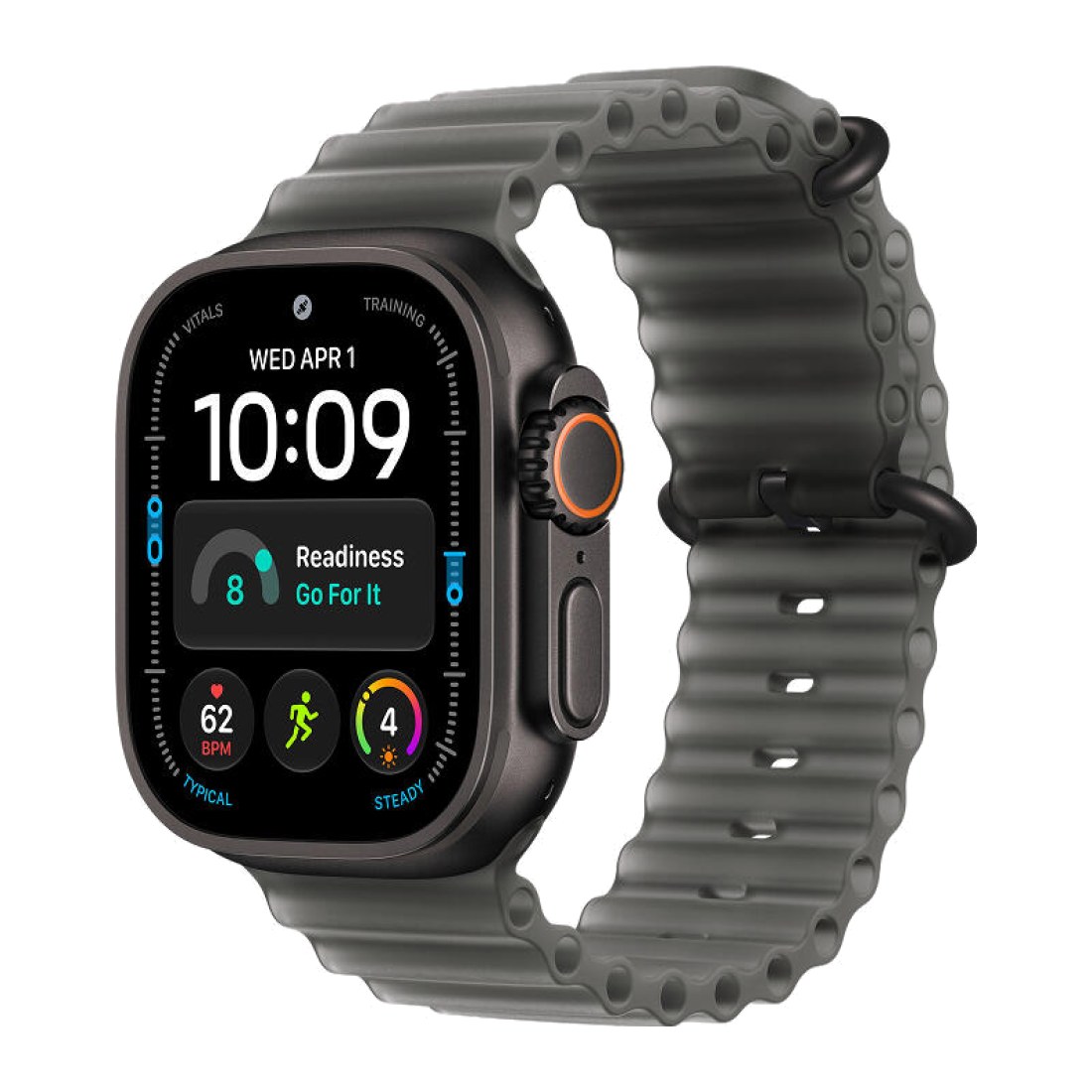 Apple Watch Ultra 4 49 мм Black Titanium Ocean Band Translucent Black
