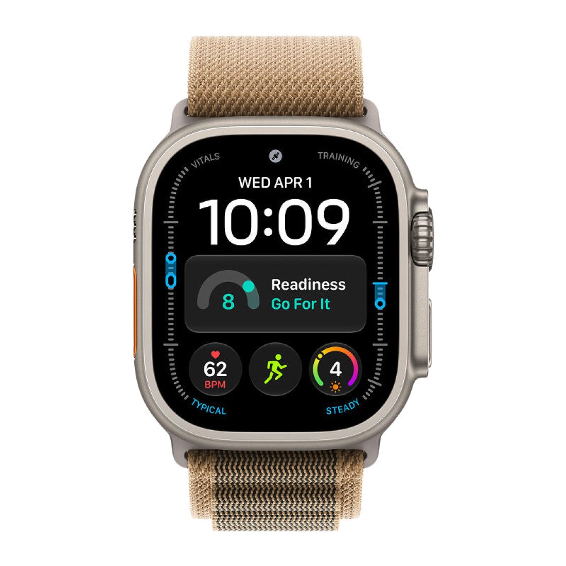 Apple Watch Ultra 4 49 мм Natural Titanium Alpine Loop Desert L