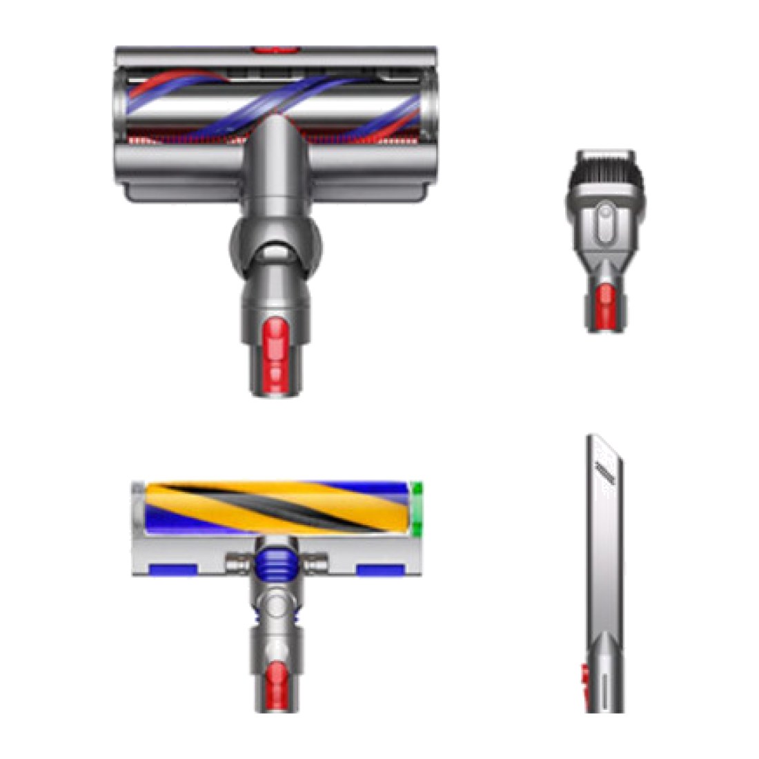 Dyson V15 Detect SV47 Absolute Yellow/Nickel с подставкой