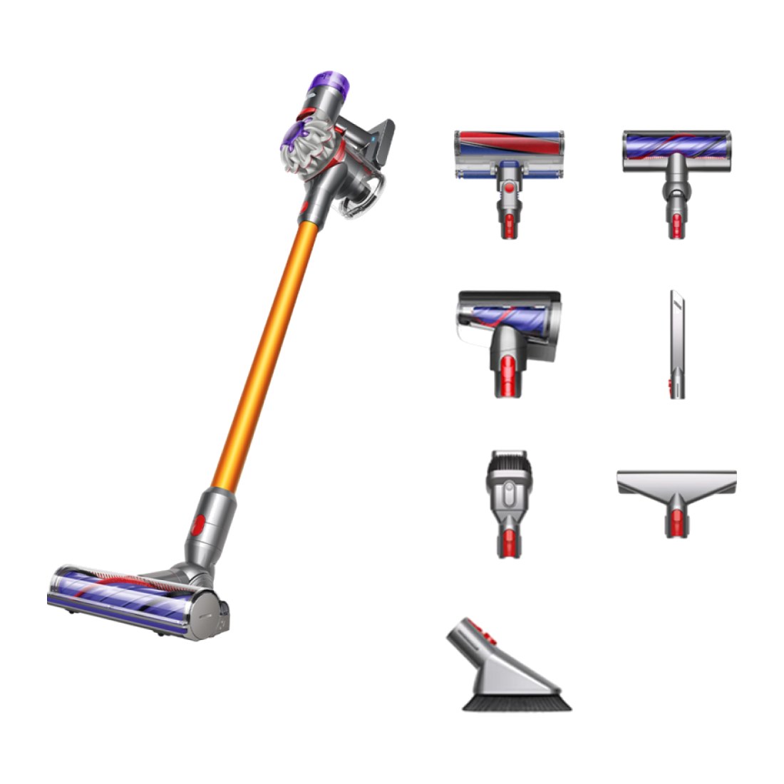 Dyson V8 SV25 Absolute Nickel/Yellow
