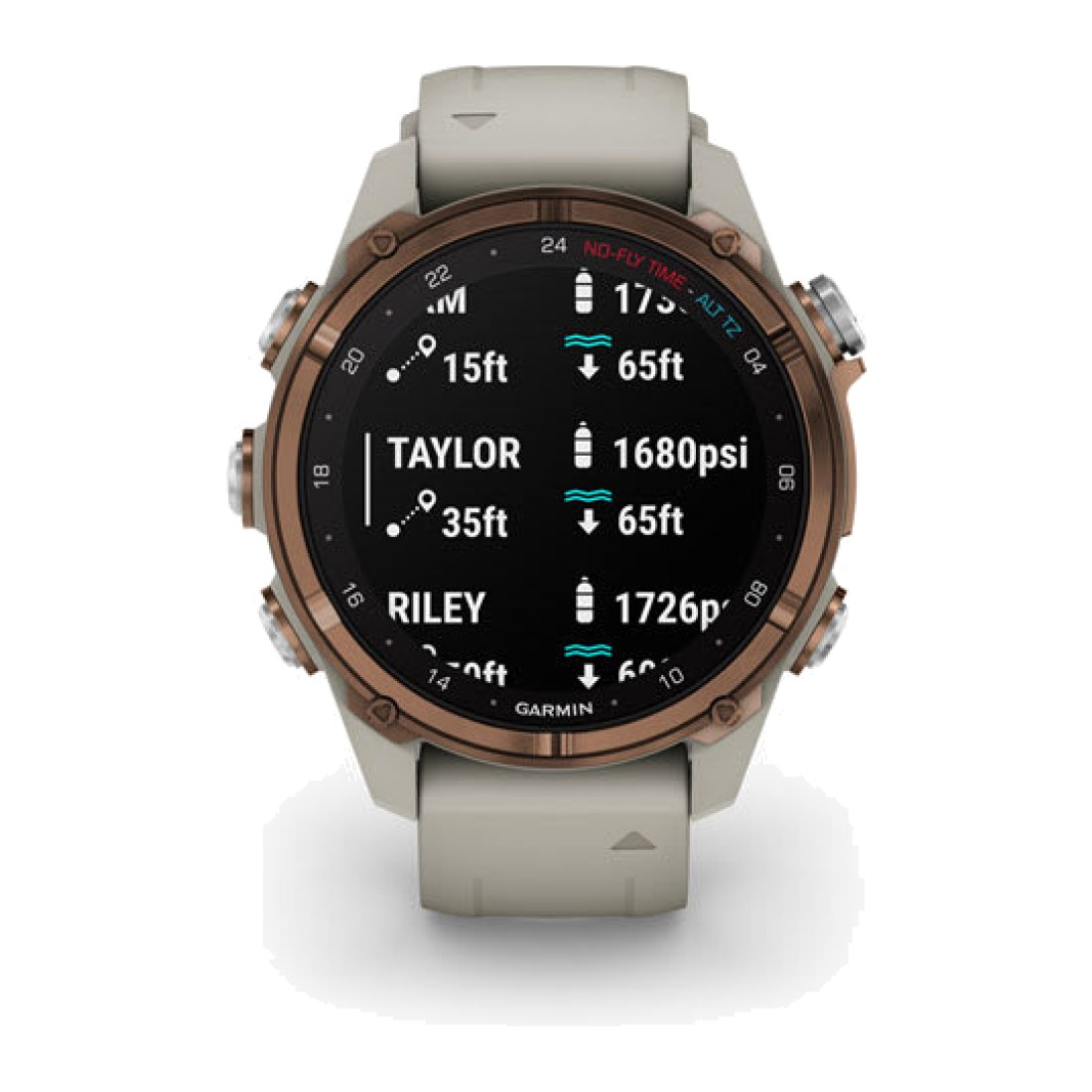 Garmin Descent Mk3i 43mm Bronze PVD Titanium/French Gray