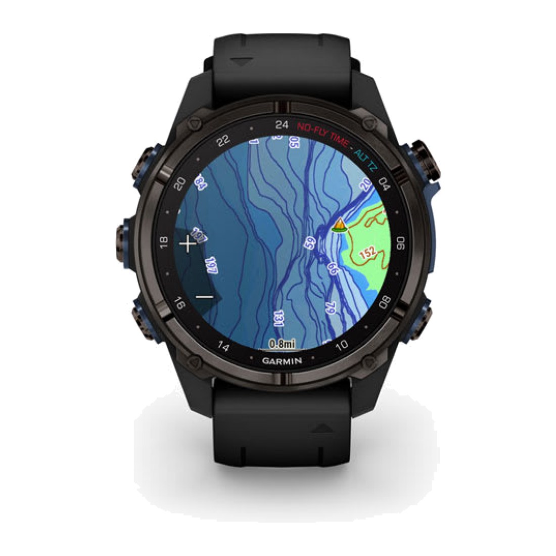 Garmin Descent Mk3i 43mm Carbon Gray DLC Titanium / Black Silicone Band