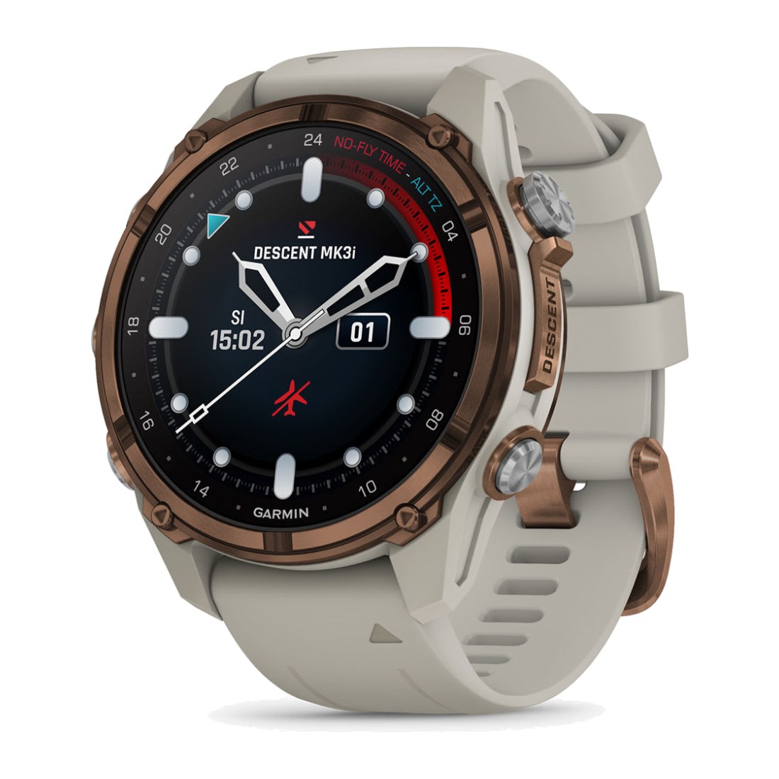 Garmin Descent Mk3i 43mm Bronze PVD Titanium/French Gray