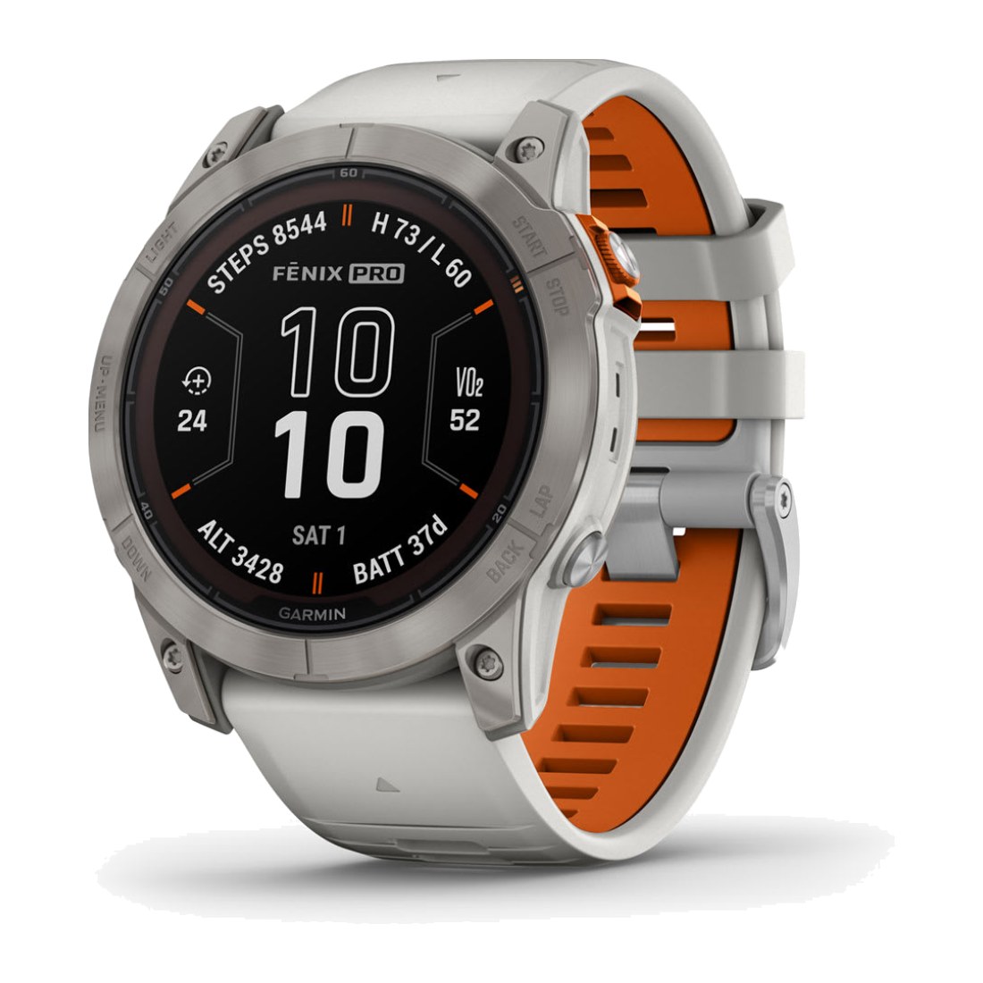 Garmin Fenix 7X Pro (51mm) Sapphire Solar Titanium wt Fog Gray Band