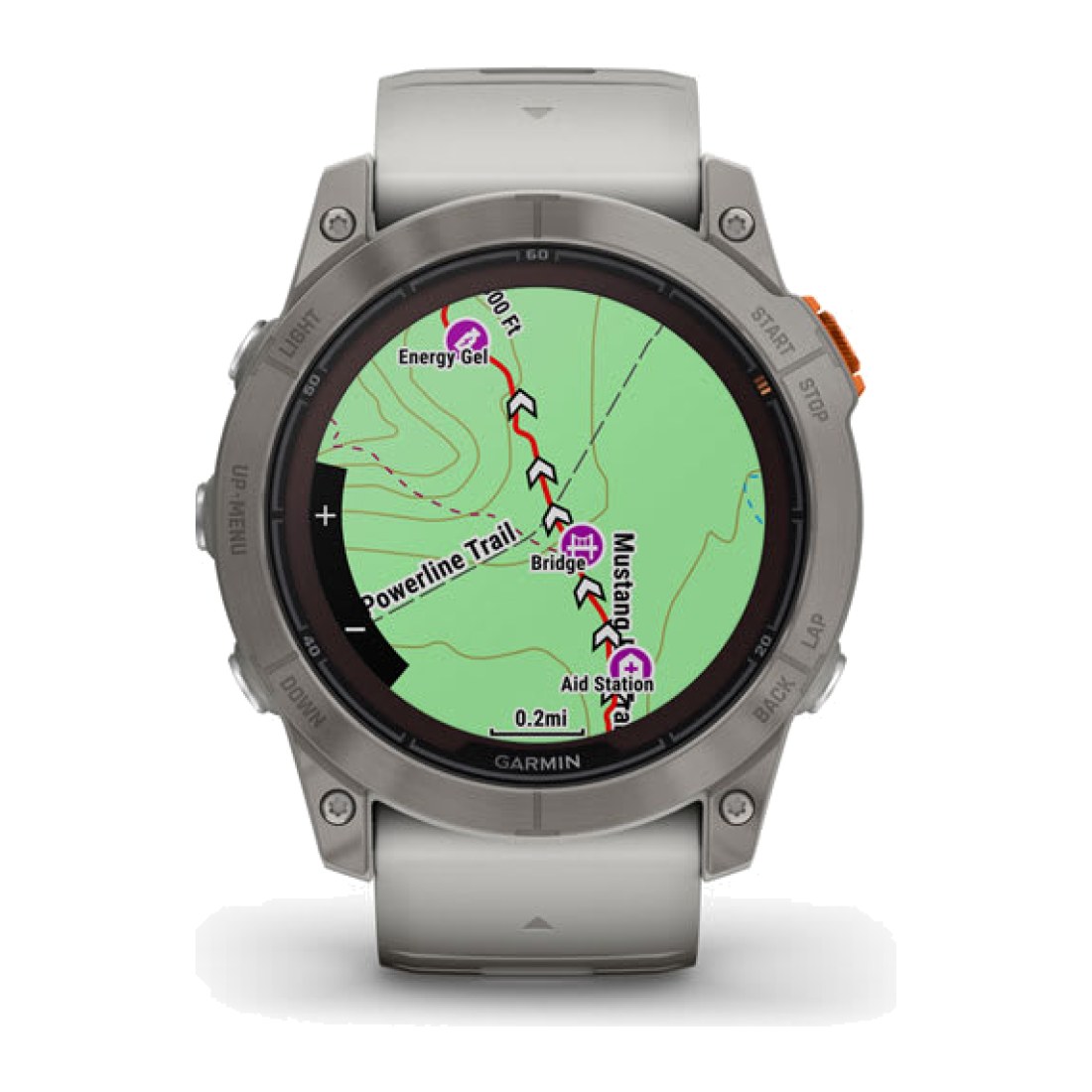 Garmin Fenix 7X Pro (51mm) Sapphire Solar Titanium wt Fog Gray Band