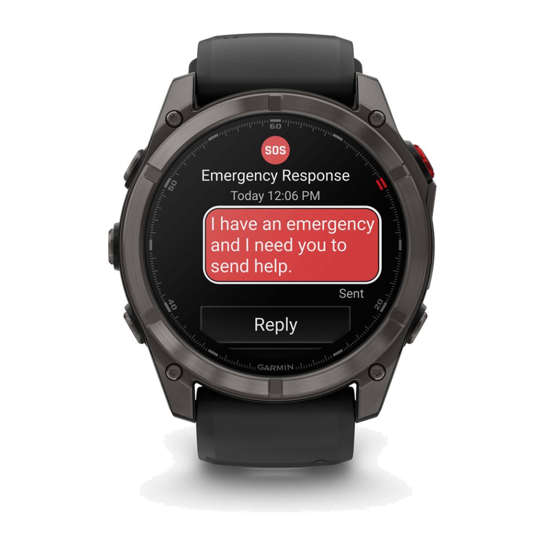 Garmin Fenix 8 Pro (51mm) Amoled Sapphire (LTE) Carbon Gray Titanium with Black/Pebble Silicone Band