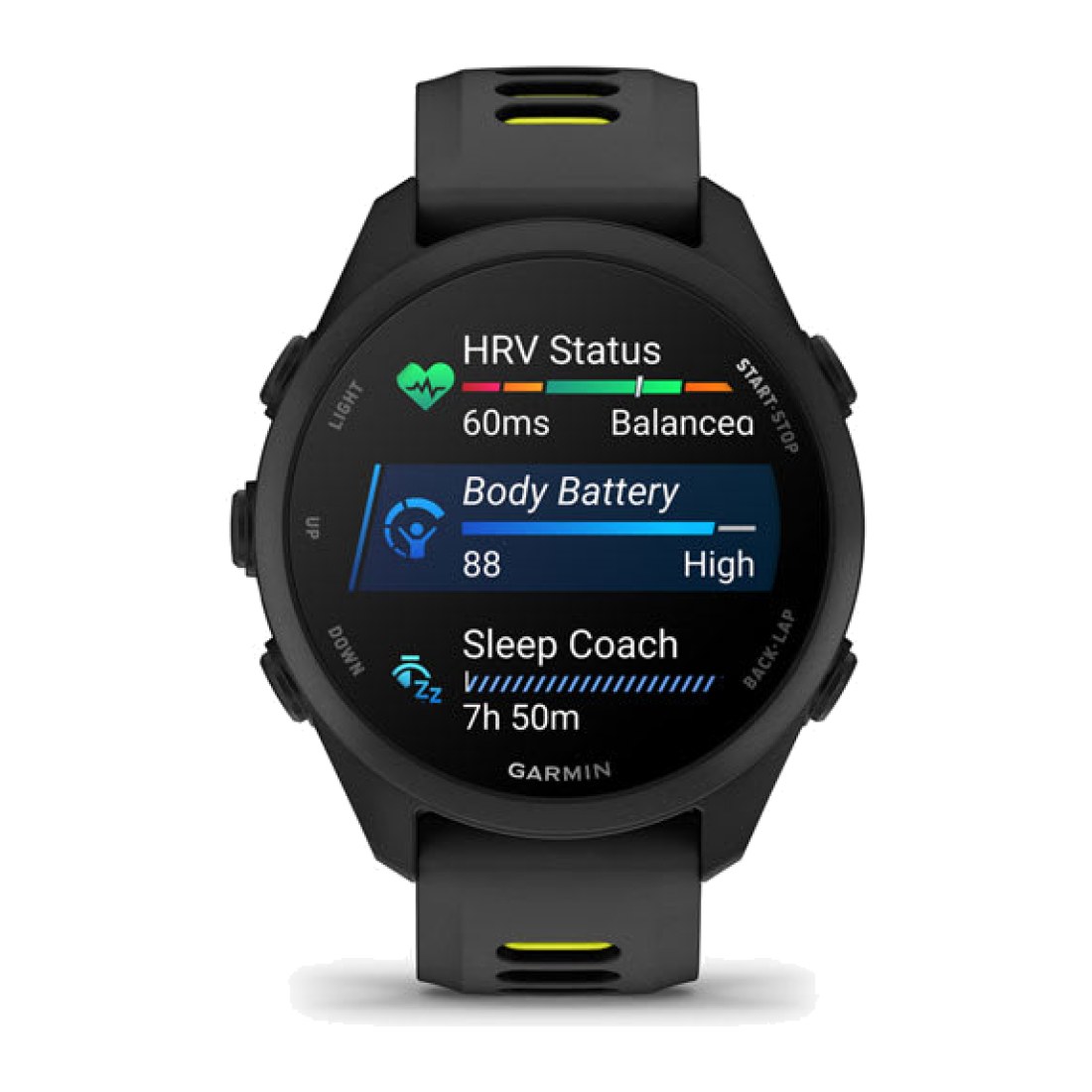 Garmin Forerunner 170 Music Black/Amp Yellow
