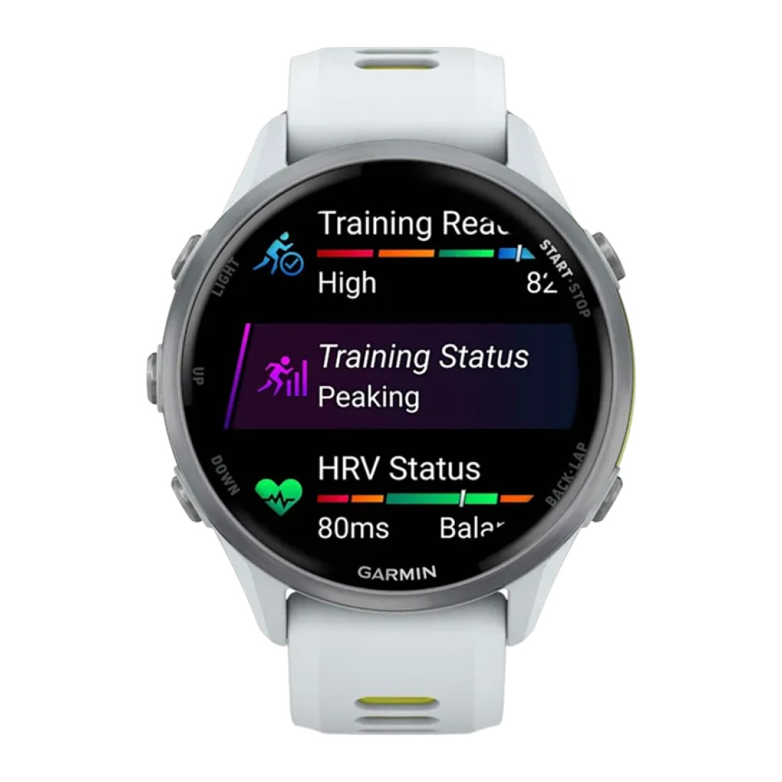 Garmin Forerunner 970 Titanium with Whitestone Case