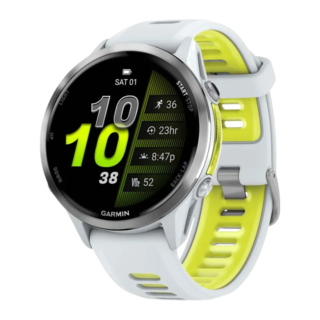 Garmin Forerunner 970 Titanium with Whitestone Case