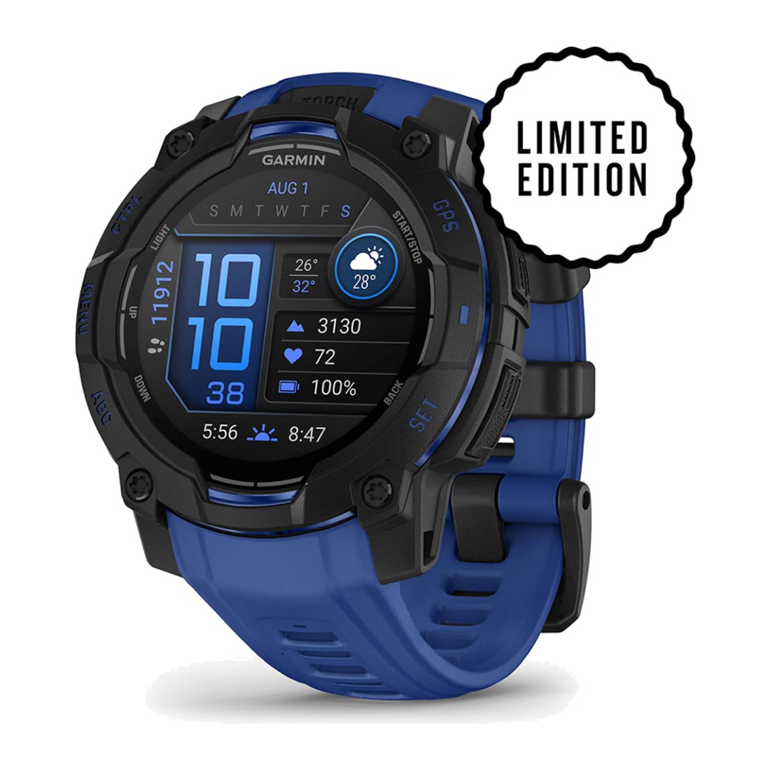 Garmin Instinct 3 (45mm) Amoled Bolt Blue / Black