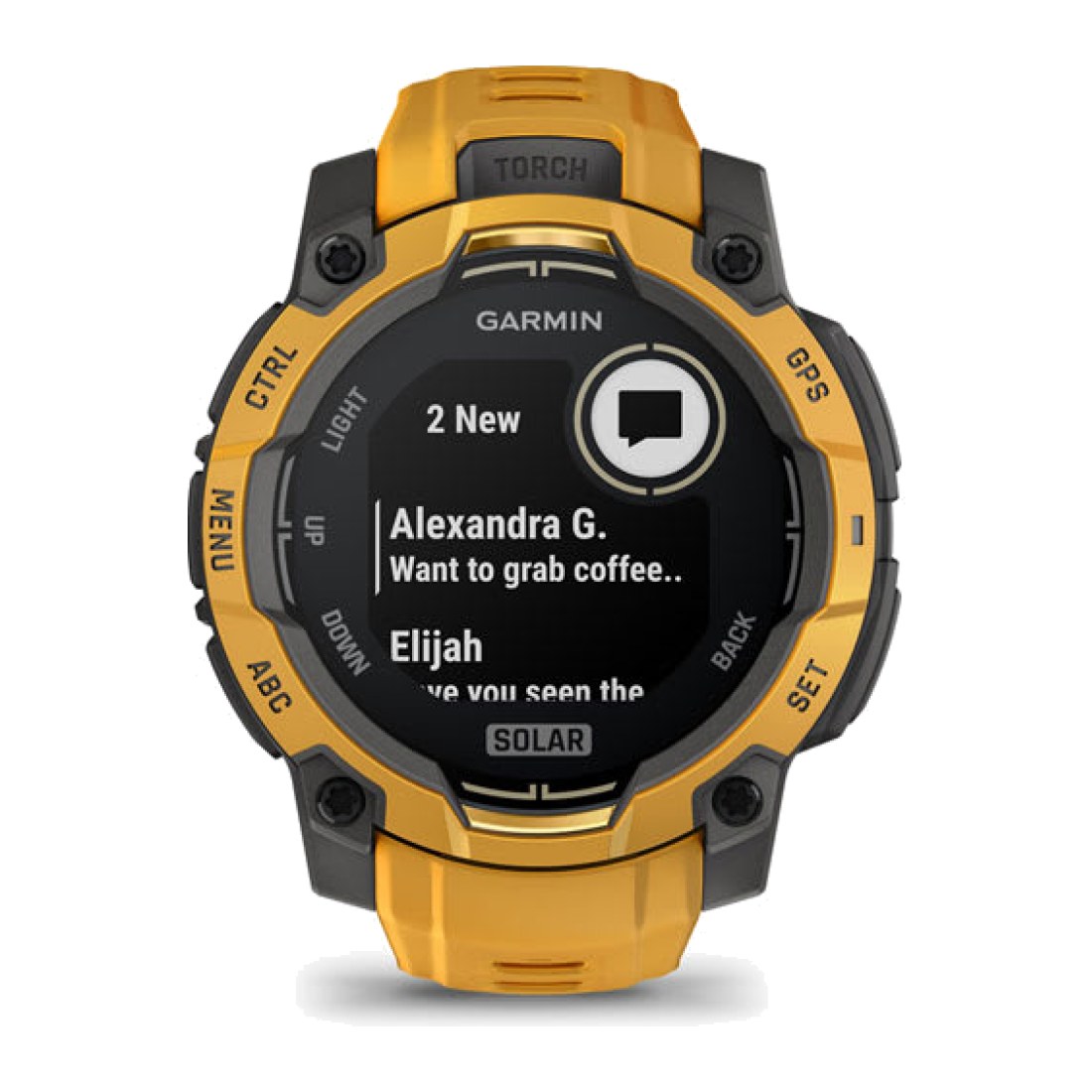 Garmin Instinct 3 (45mm) Solar Sunburst/Gray Band