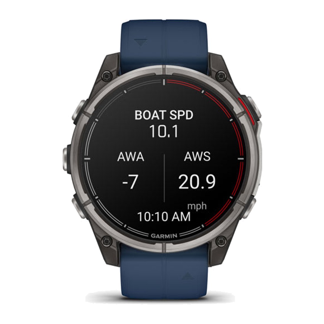 Garmin Quatix 8 47mm Amoled Sapphire Titanium Grey with Blue Band