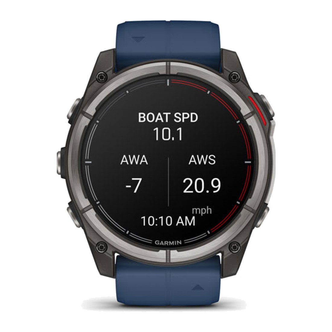 Garmin Quatix 8 51mm Amoled Sapphire Titanium Grey with Blue Band