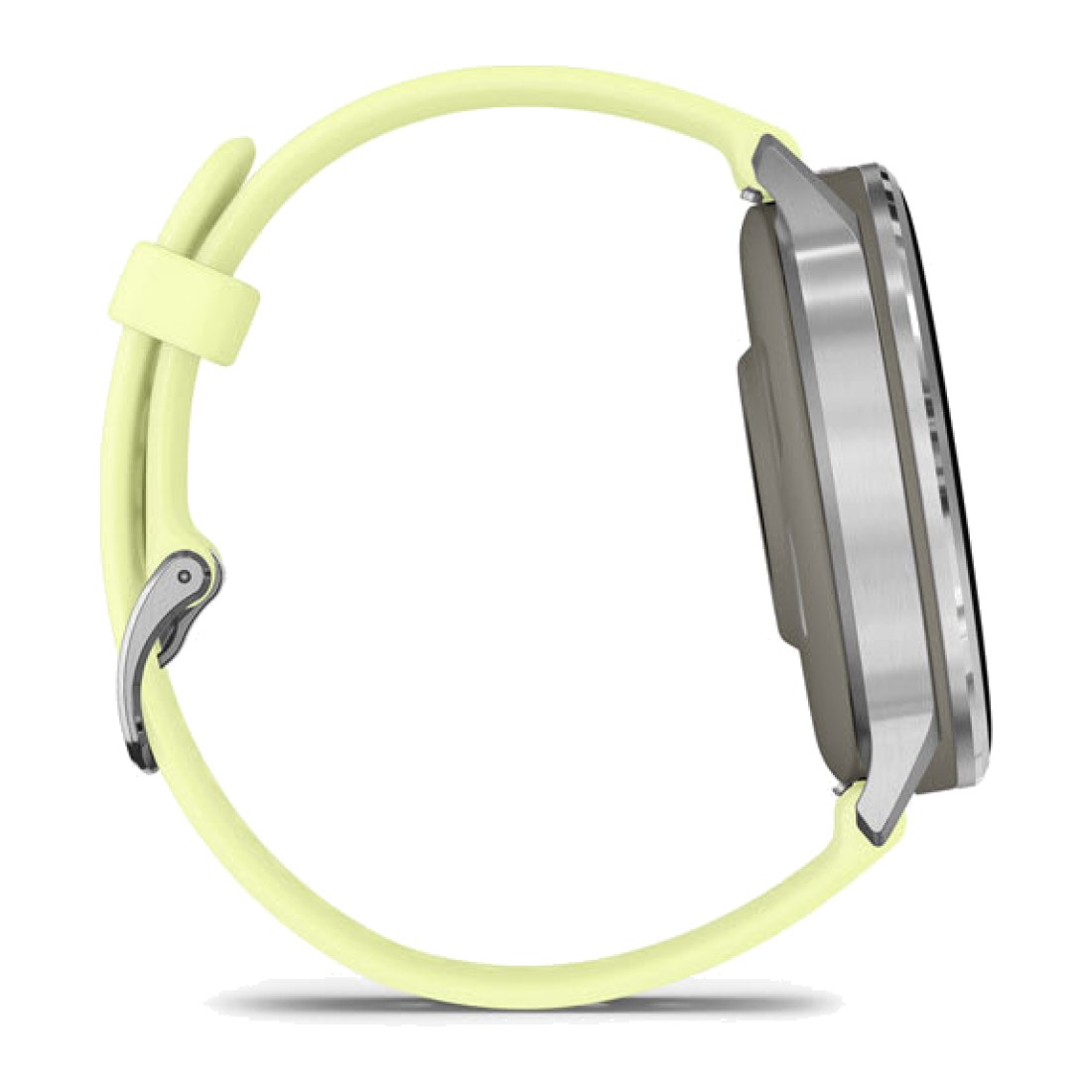 Garmin Venu 4 (45mm) Silver wt Citron Silicone Band
