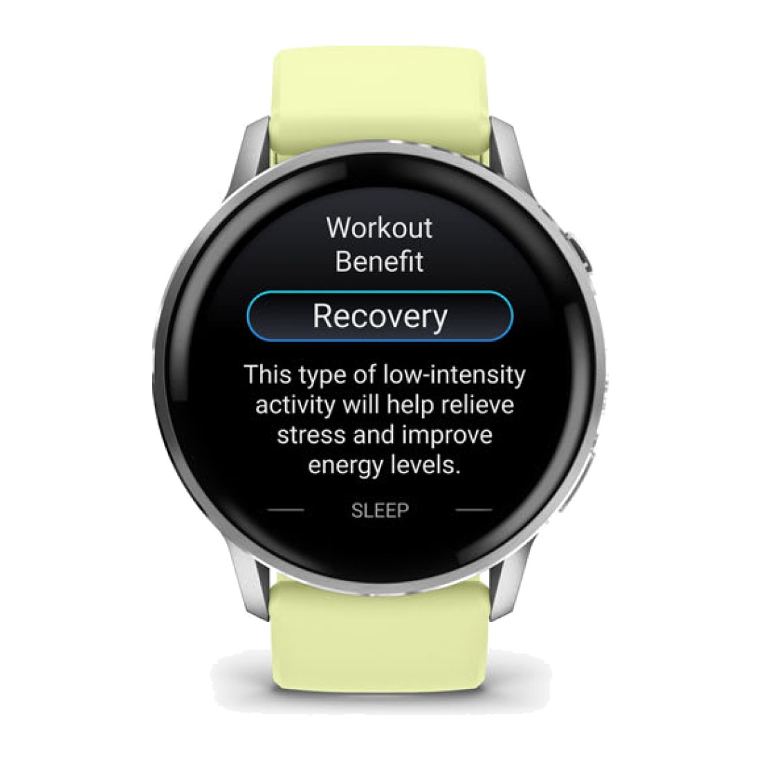 Garmin Venu 4 (45mm) Silver wt Citron Silicone Band