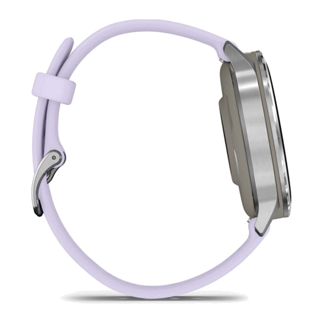 Garmin Venu 4 (41mm) Silver wt Periwinkle Silicone Band