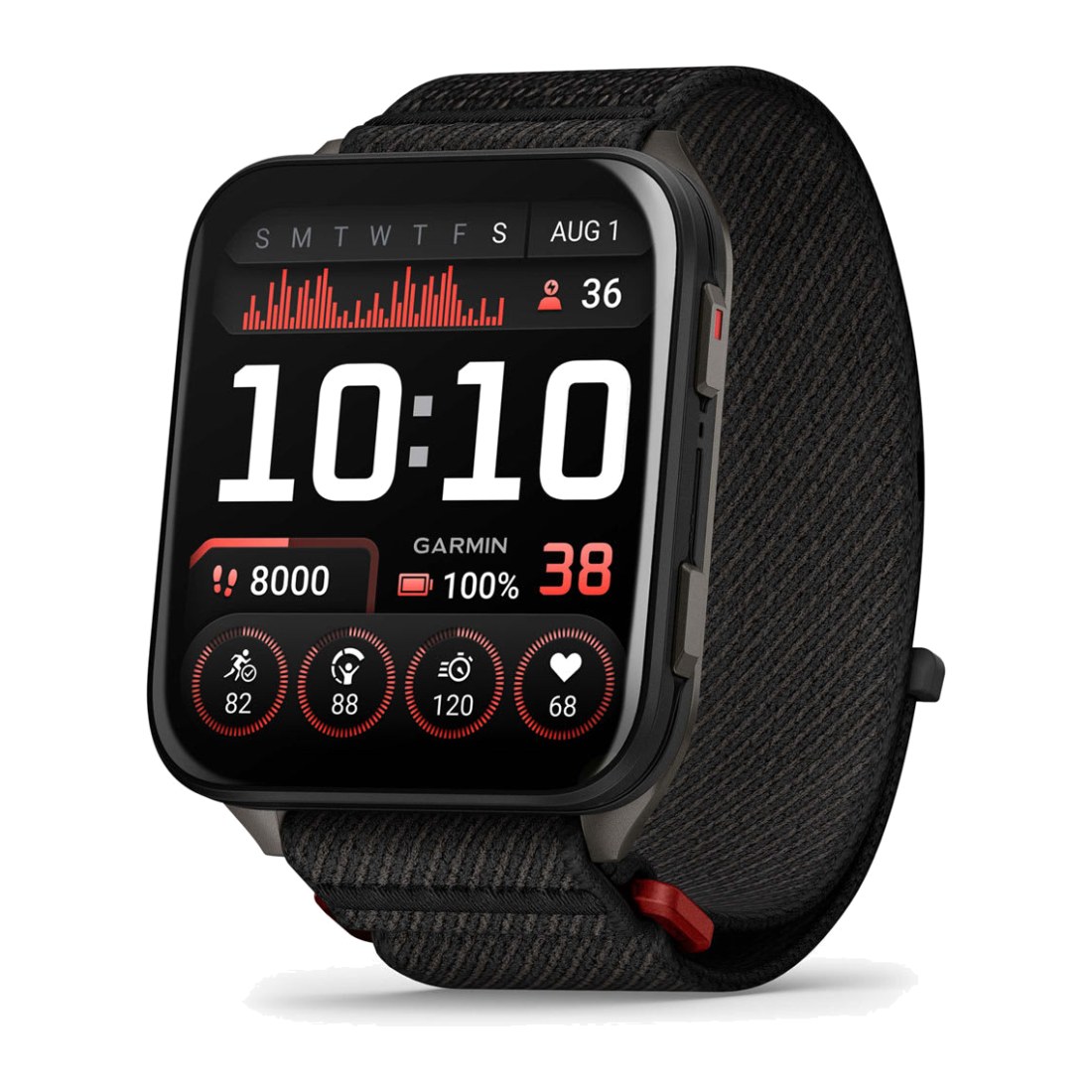 Garmin Venu X1 (51mm) Black Titanium wt Black Nylon Band