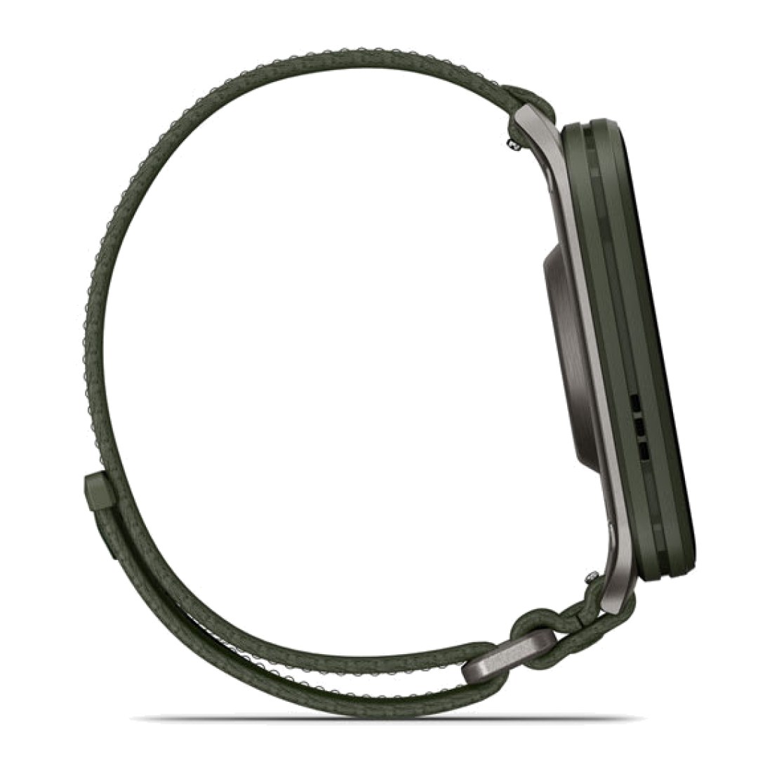 Garmin Venu X1 (51mm) Moss Titanium wt Moss Nylon Band
