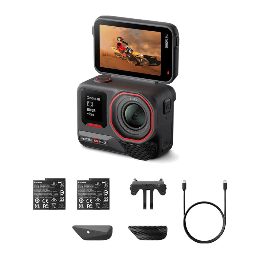 Insta360 Ace Pro 2 + 2 Batteries