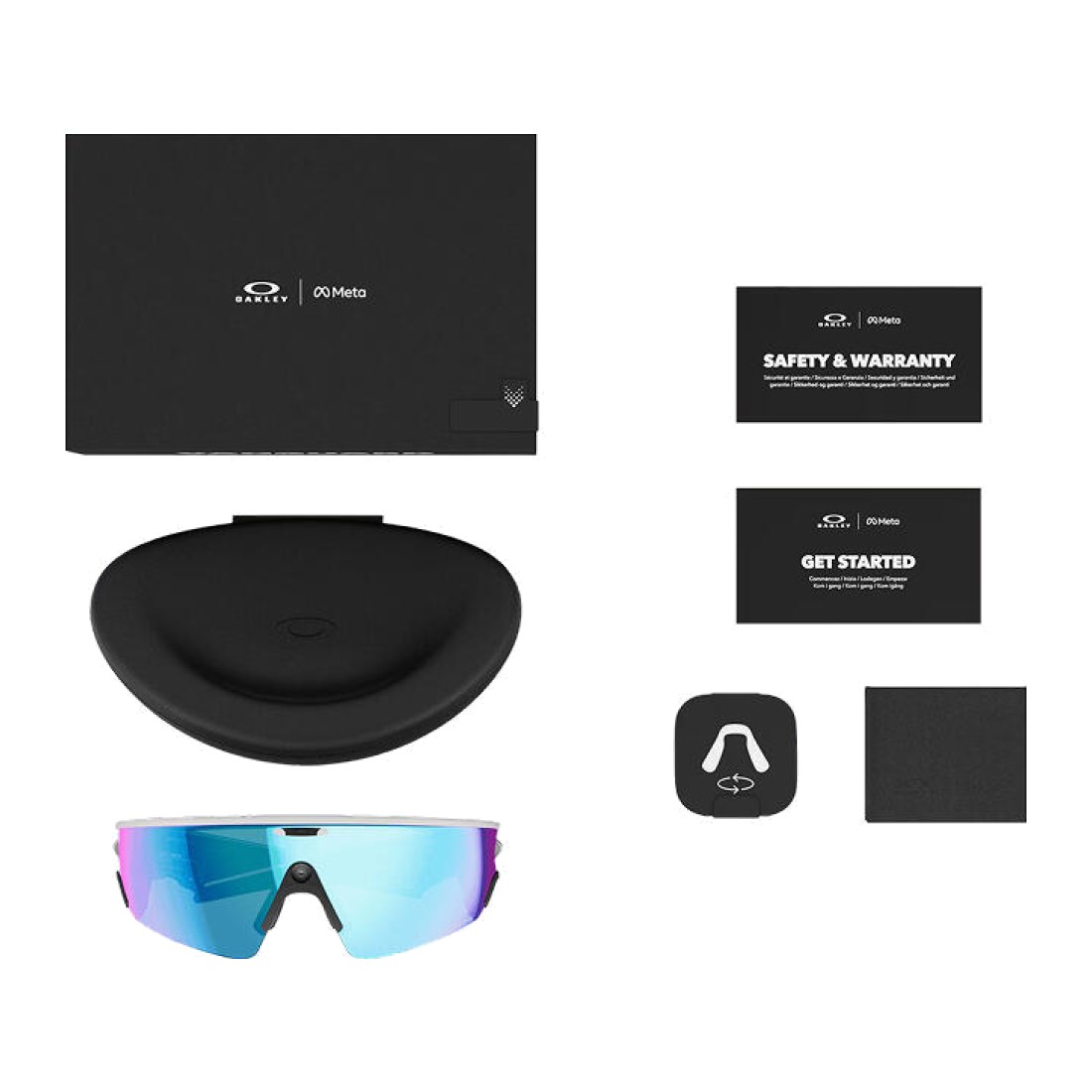 Oakley Meta Vanguard OW8001 (White) (линзы - Prizm Sapphire) S52