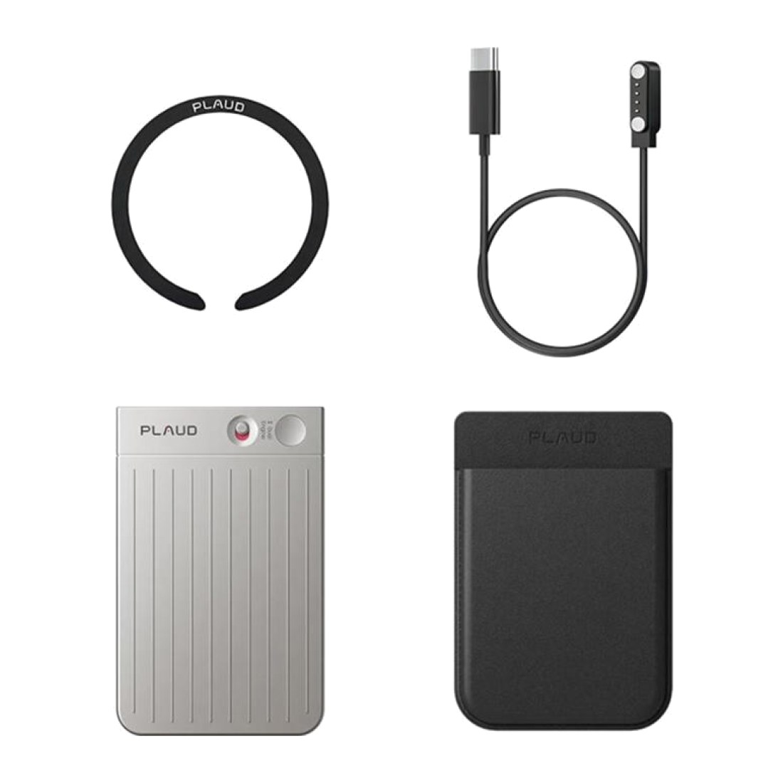 Plaud Note ChatGPT AI Voice Recorder Silver