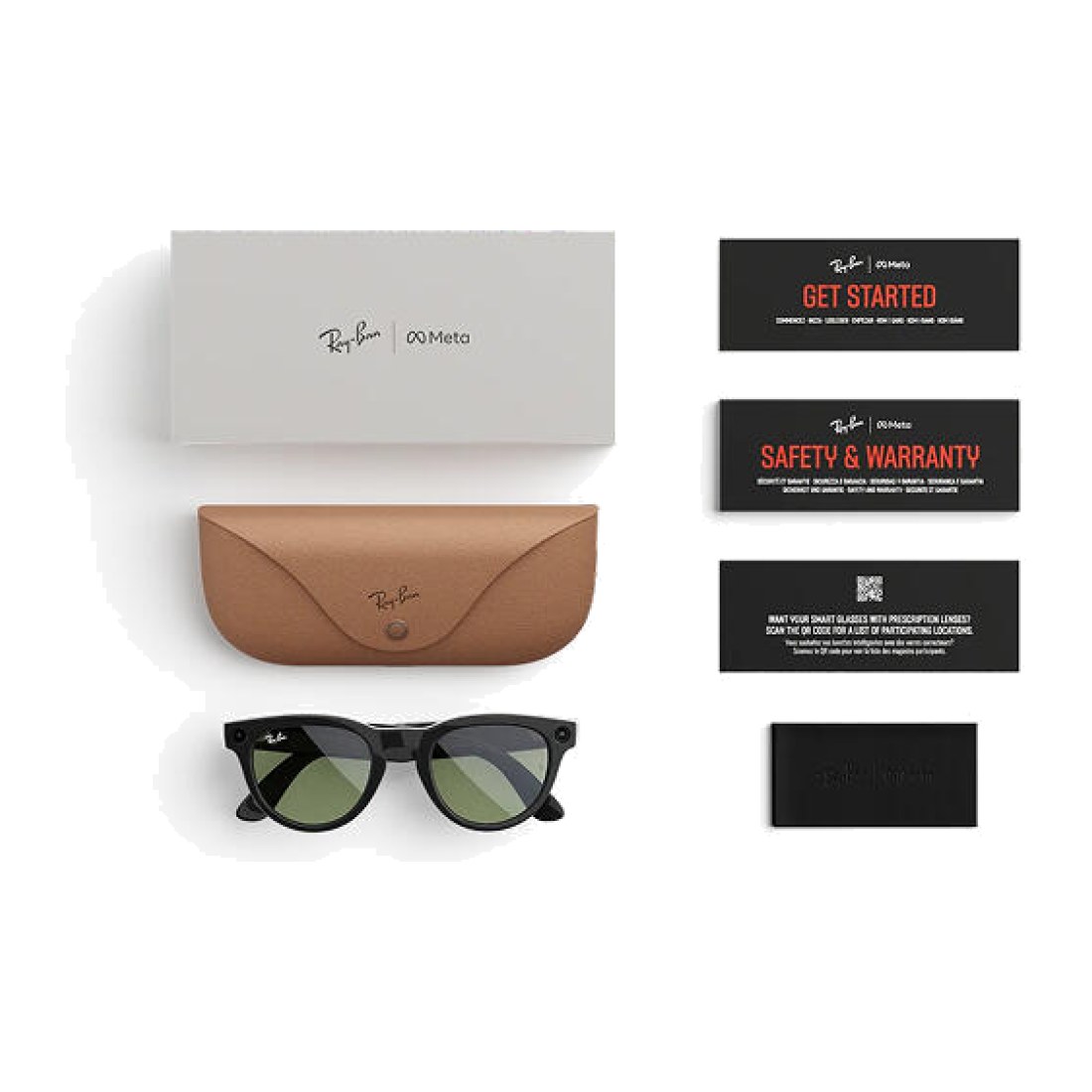 Ray-Ban Meta Headliner Gen 2 Matte Black / Clear - \